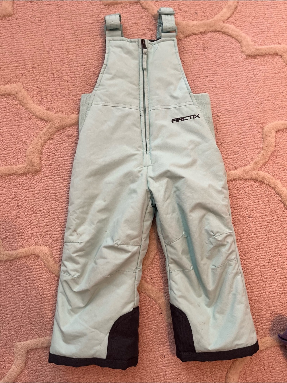 Freetex Kids Light Blue Snow Bib Overalls